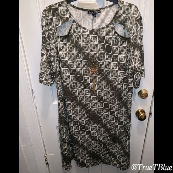 Dorillo Dresses & Skirts - Olive Tie Dye Dress Sz 22/24